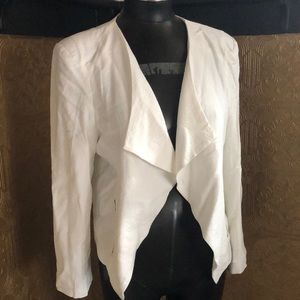 White cardigan